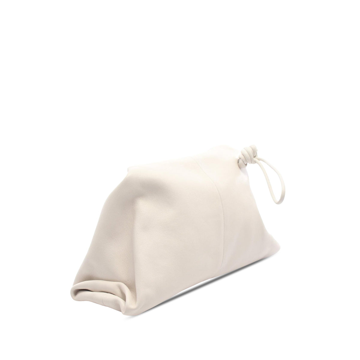 Bottega Veneta Leather BV Trine Angular Clutch