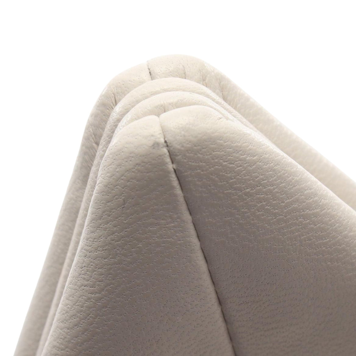 Bottega Veneta Leather BV Trine Angular Clutch