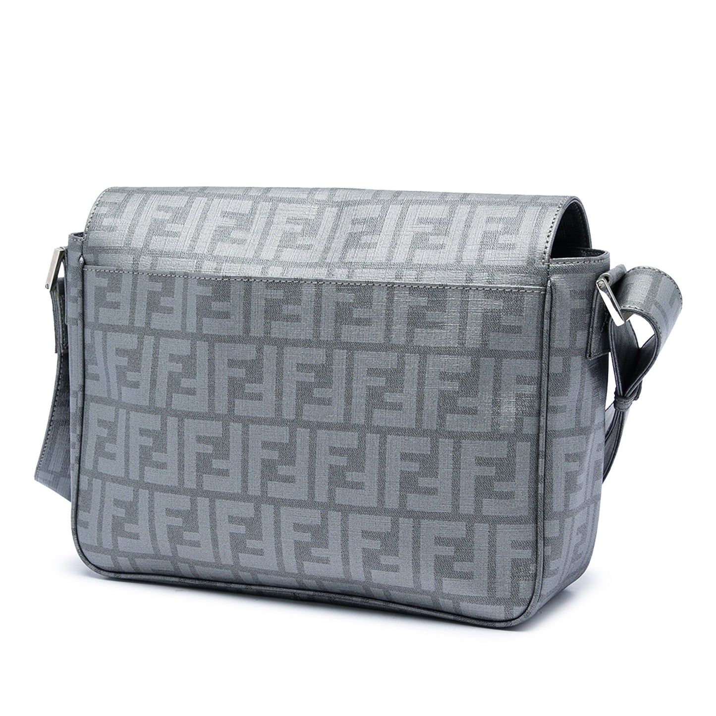 Fendi Zucca Spalmati Flap Crossbody
