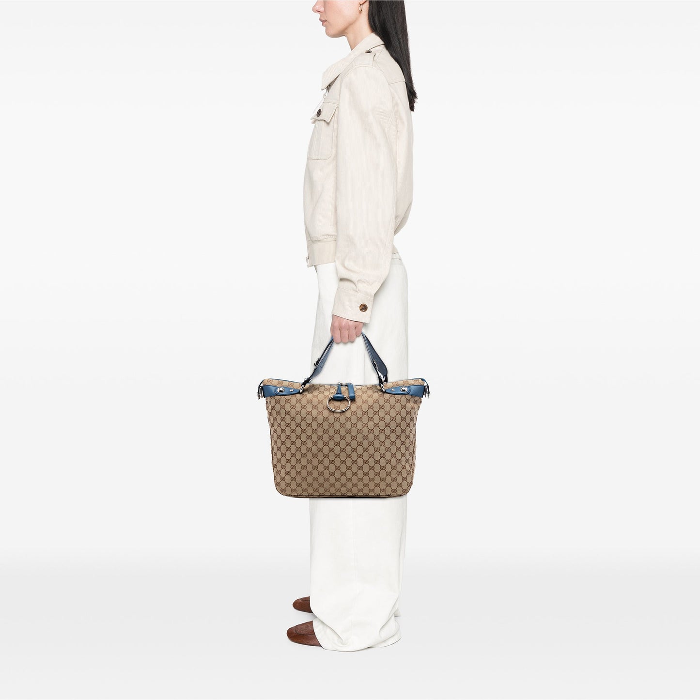 Gucci GG Canvas Icon Bit Satchel