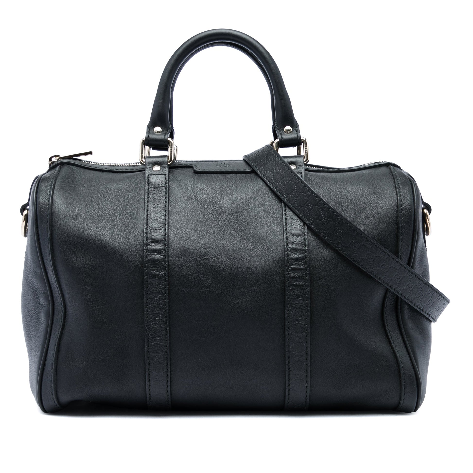 Gucci Medium Guccissima Trimmed Calfskin Joy Boston Bag