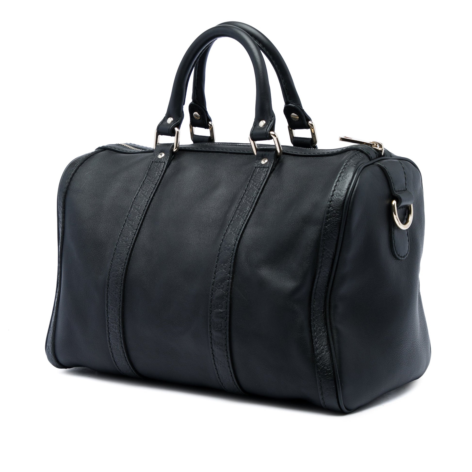 Gucci Medium Guccissima Trimmed Calfskin Joy Boston Bag