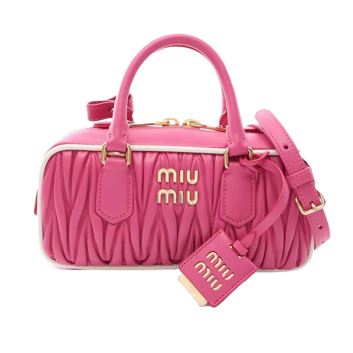 Miu Miu Matelasse Arcadie Satchel