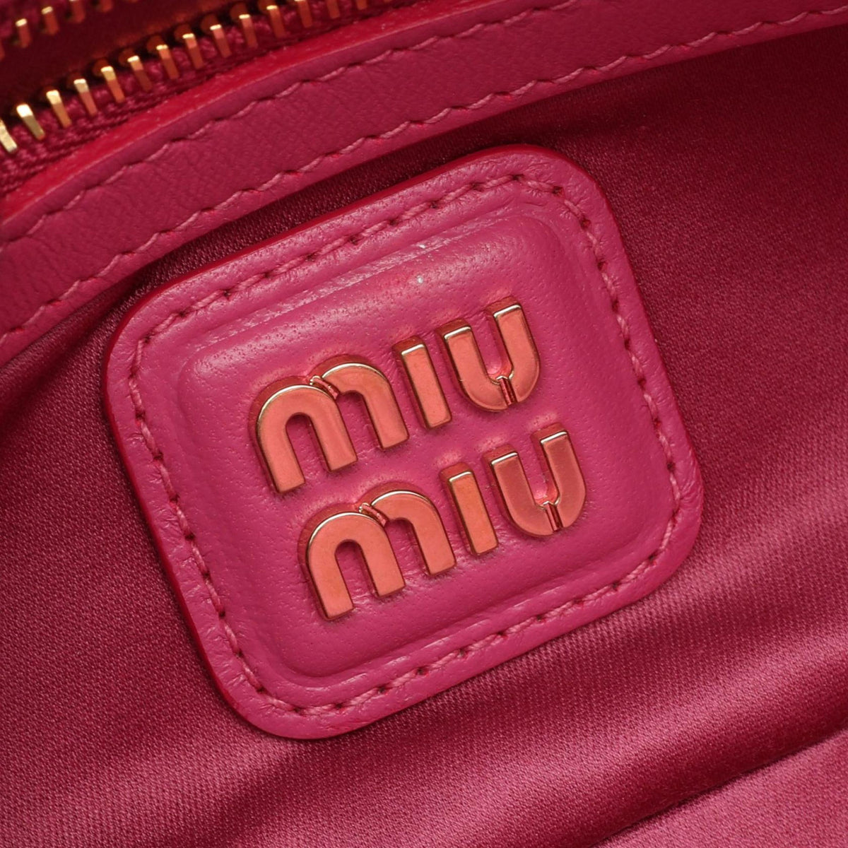 Miu Miu Matelasse Arcadie Satchel