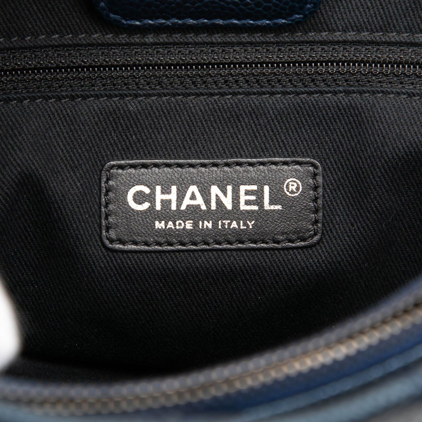 Chanel Medium Caviar Iridescent Chic Shopping Tote