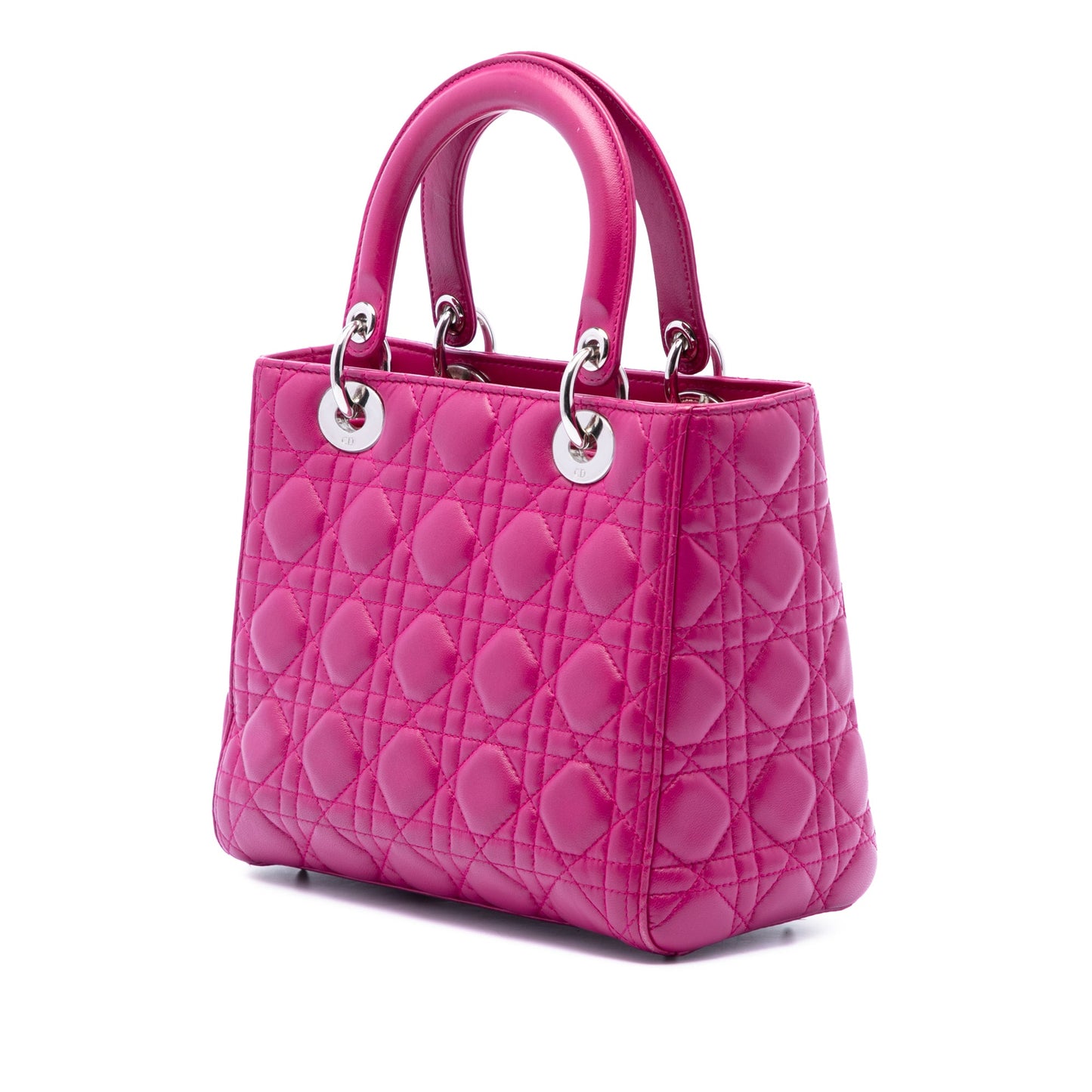 Dior Medium Lambskin Cannage Lady Dior