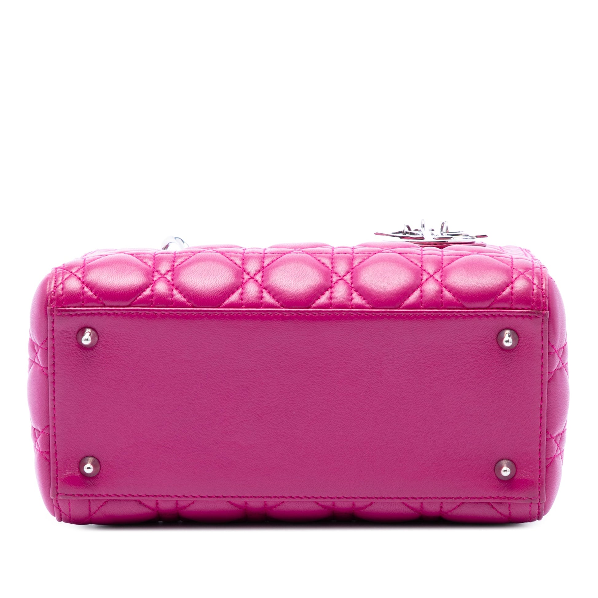 Dior Medium Lambskin Cannage Lady Dior