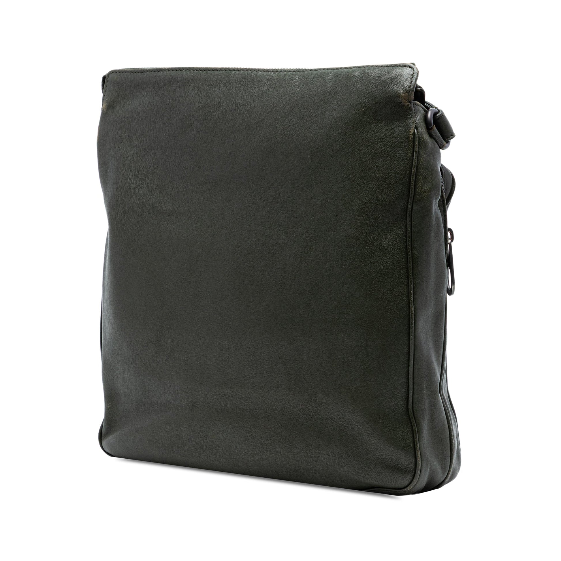Bottega Veneta Intrecciato Trimmed Nappa Crossbody