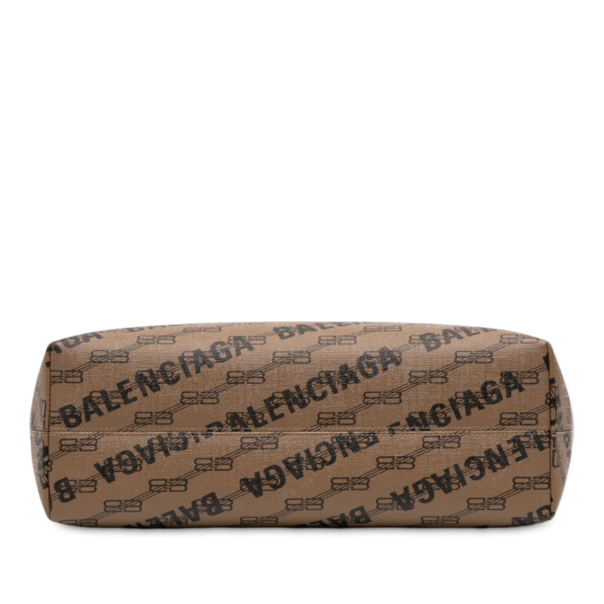 Balenciaga BB Monogram Coated Canvas Signature Shopper M