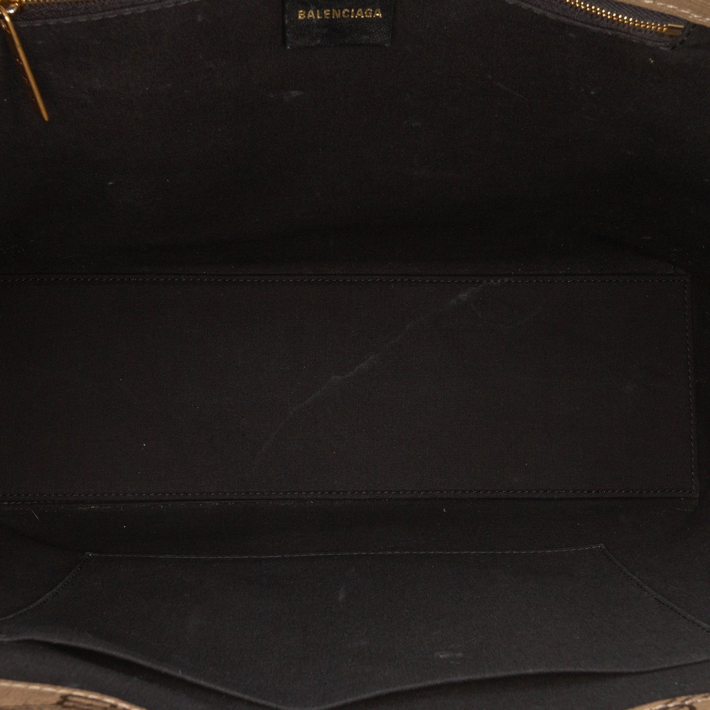 Balenciaga BB Monogram Coated Canvas Signature Shopper M