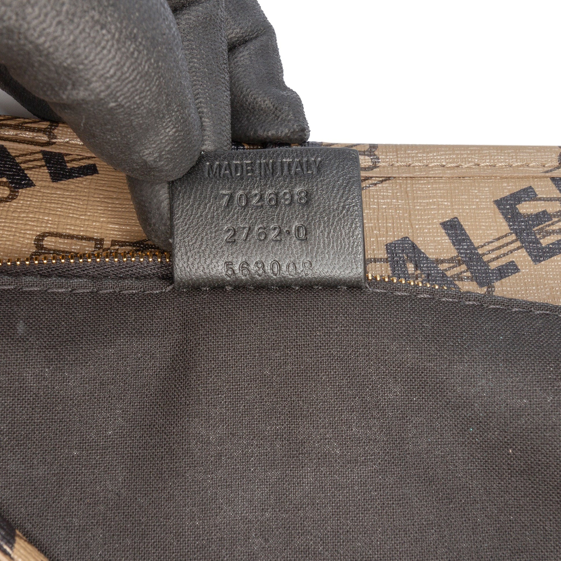 Balenciaga BB Monogram Coated Canvas Signature Shopper M