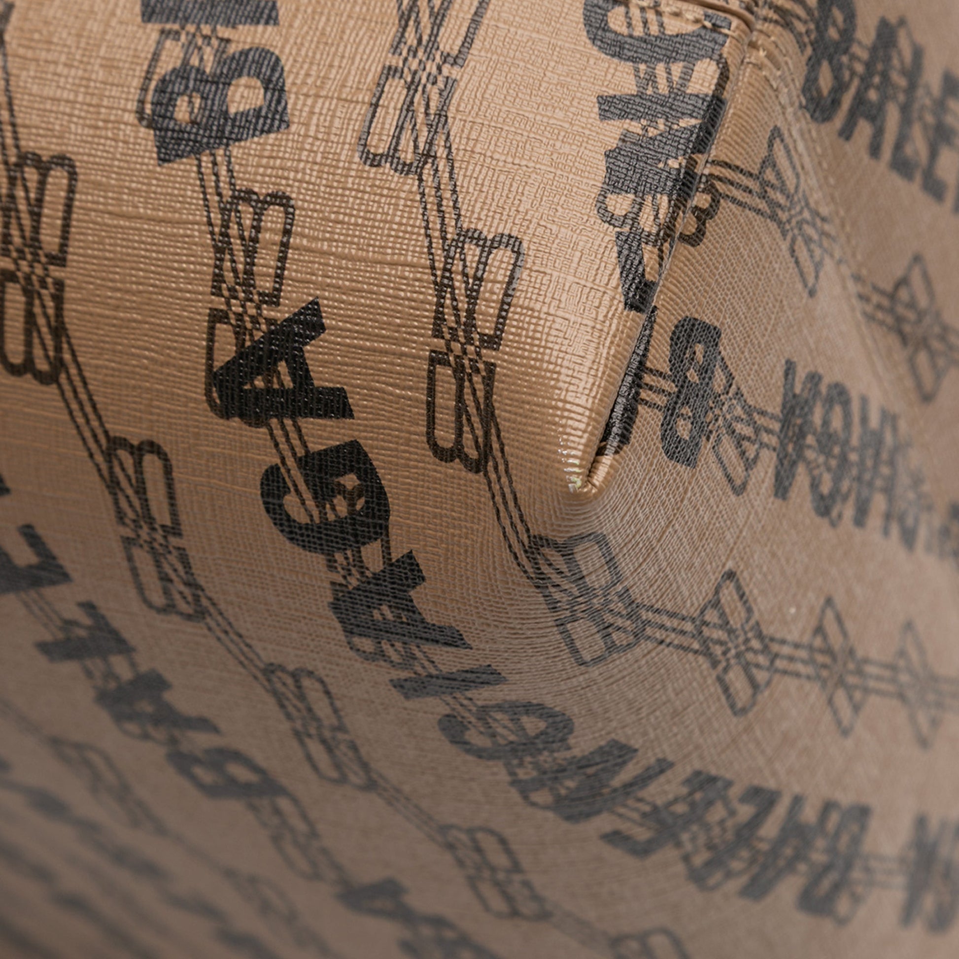 Balenciaga BB Monogram Coated Canvas Signature Shopper M