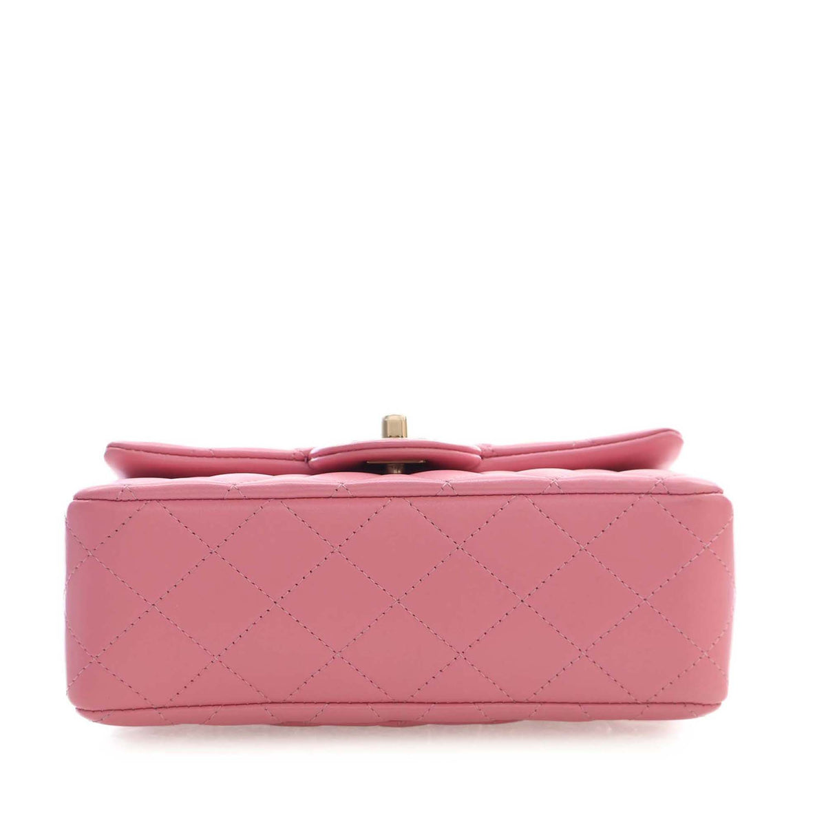 Chanel Mini Rectangular Classic Lambskin Top Handle Flap