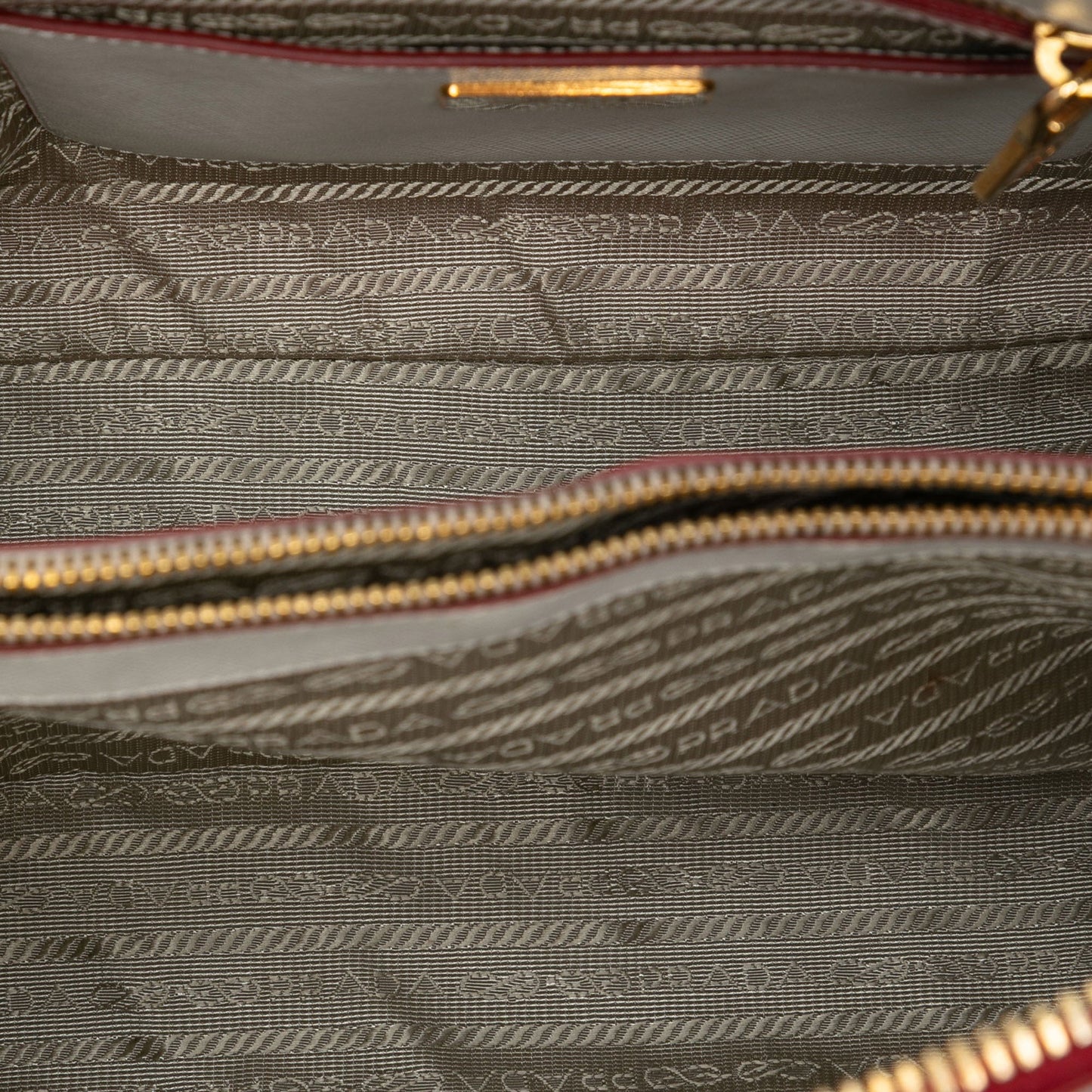 Prada Medium Bicolor Saffiano Lux Promenade Satchel