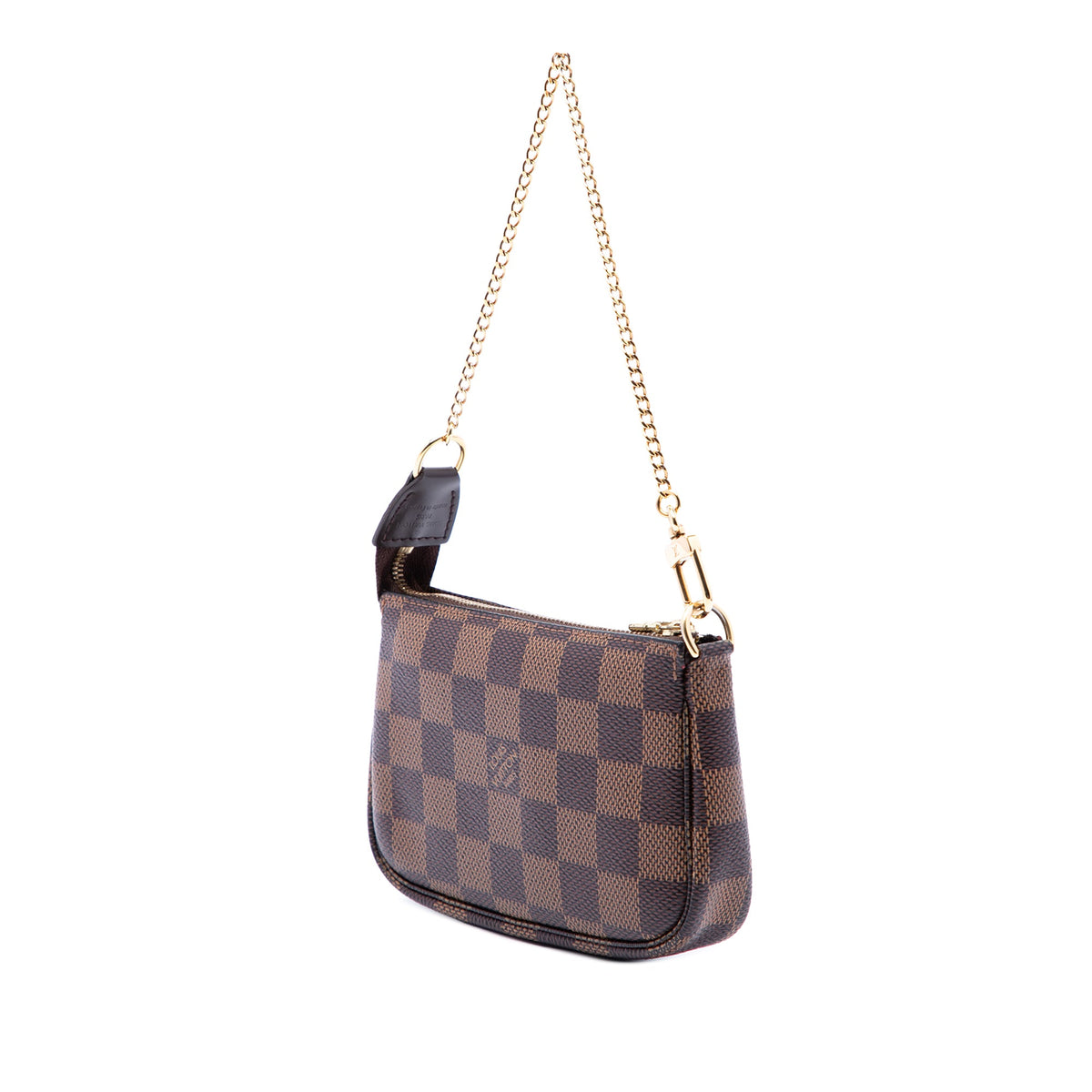 Louis Vuitton Damier Ebene Mini Pochette Accessoires — Brown