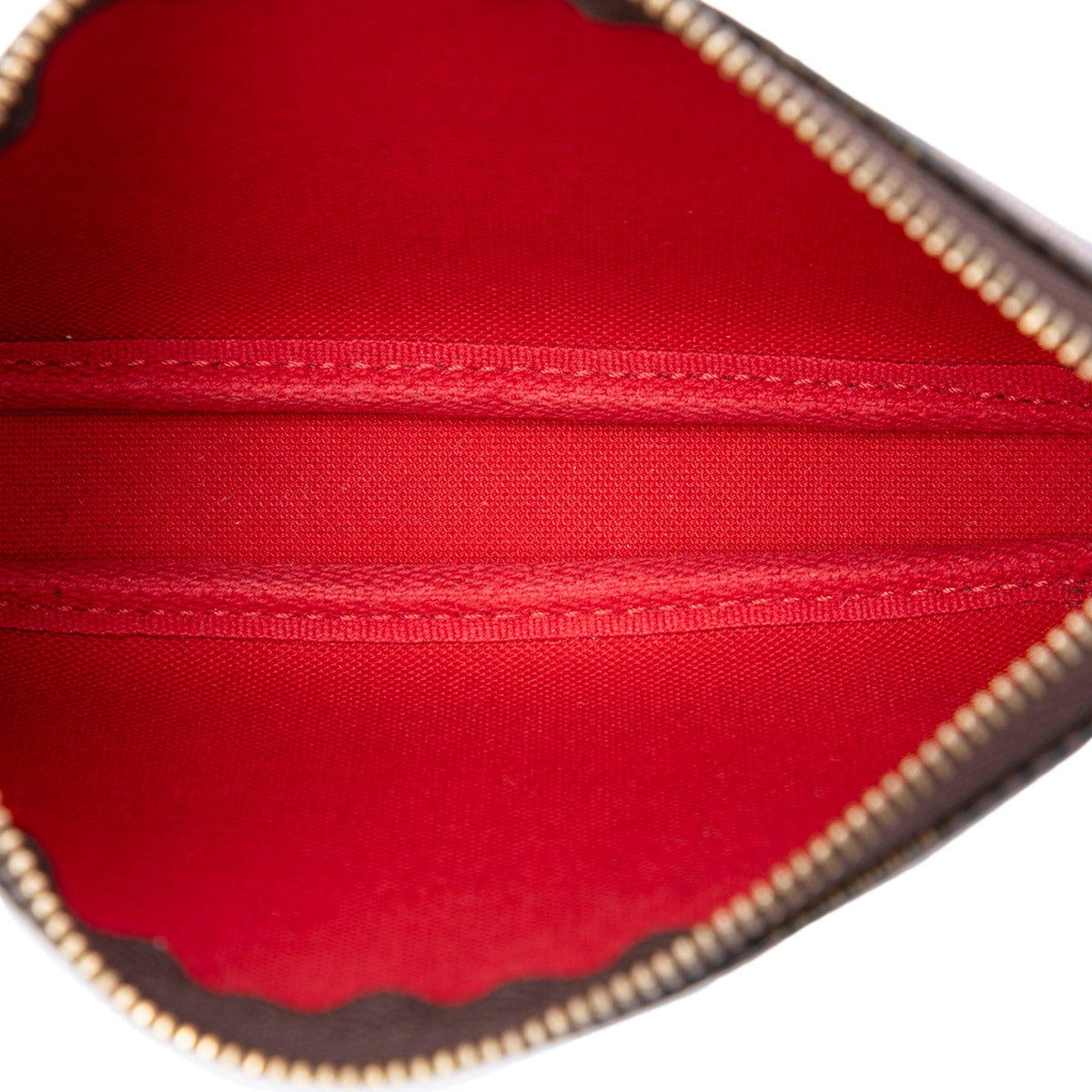 Louis Vuitton Damier Ebene Mini Pochette Accessoires — Brown