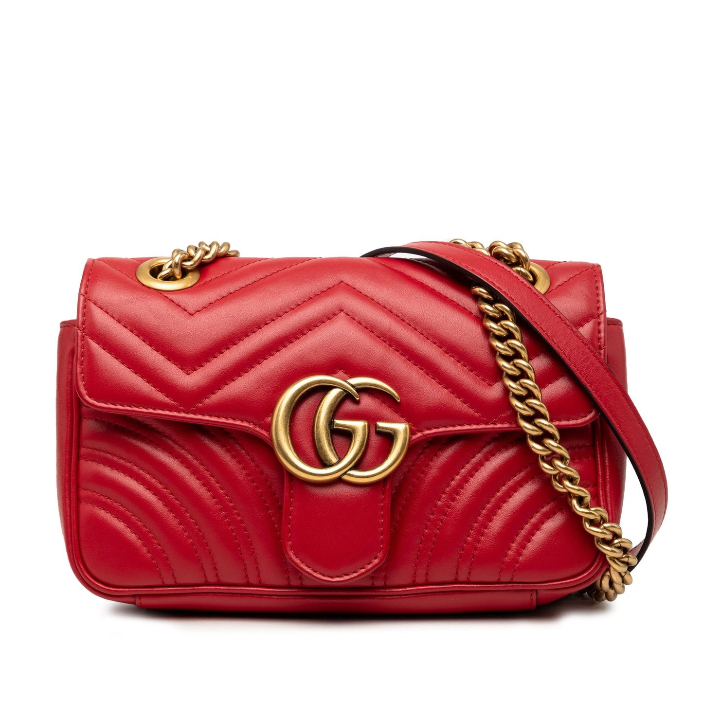 Gucci Small GG Marmont Matelasse Calfskin Shoulder Bag