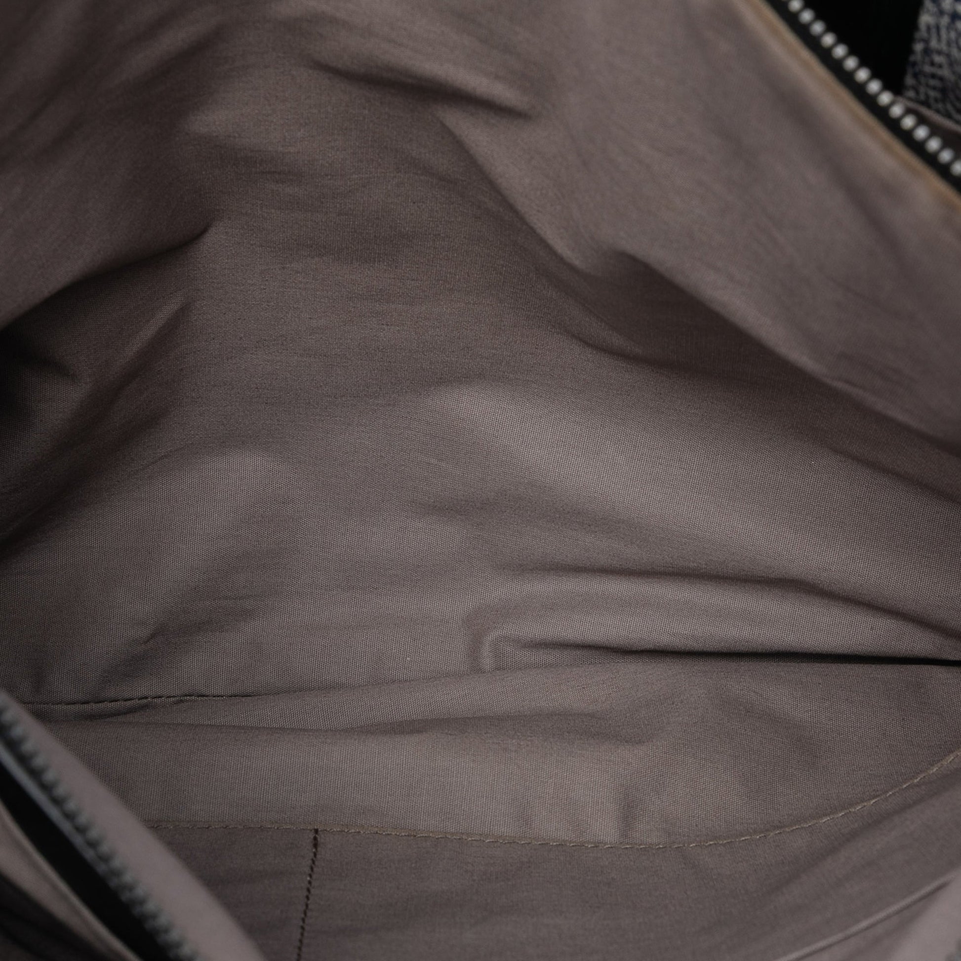 Bottega Veneta Intrecciato Trimmed Nappa Vertical Stripe Tote