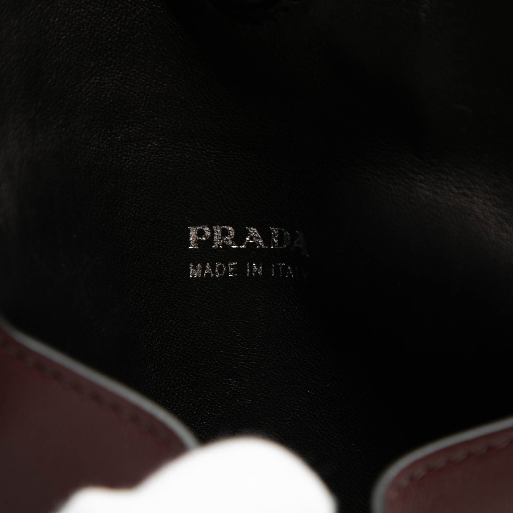 Prada Bicolor Soft Calf Double Turnlock Satchel