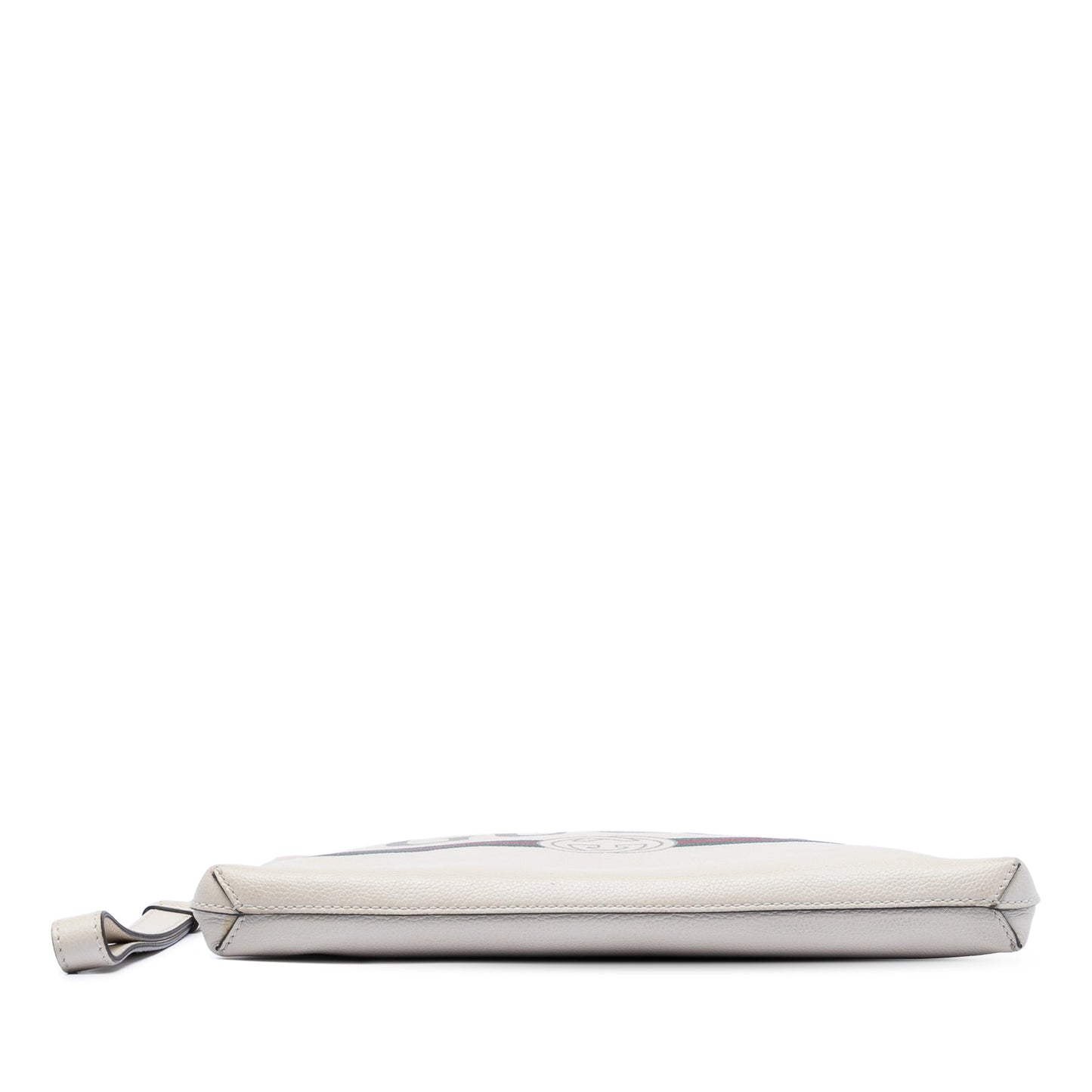 Leather Logo Clutch