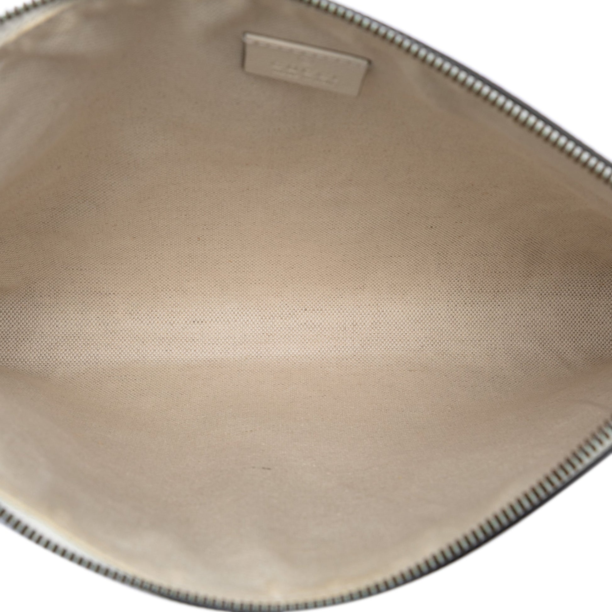 Leather Logo Clutch
