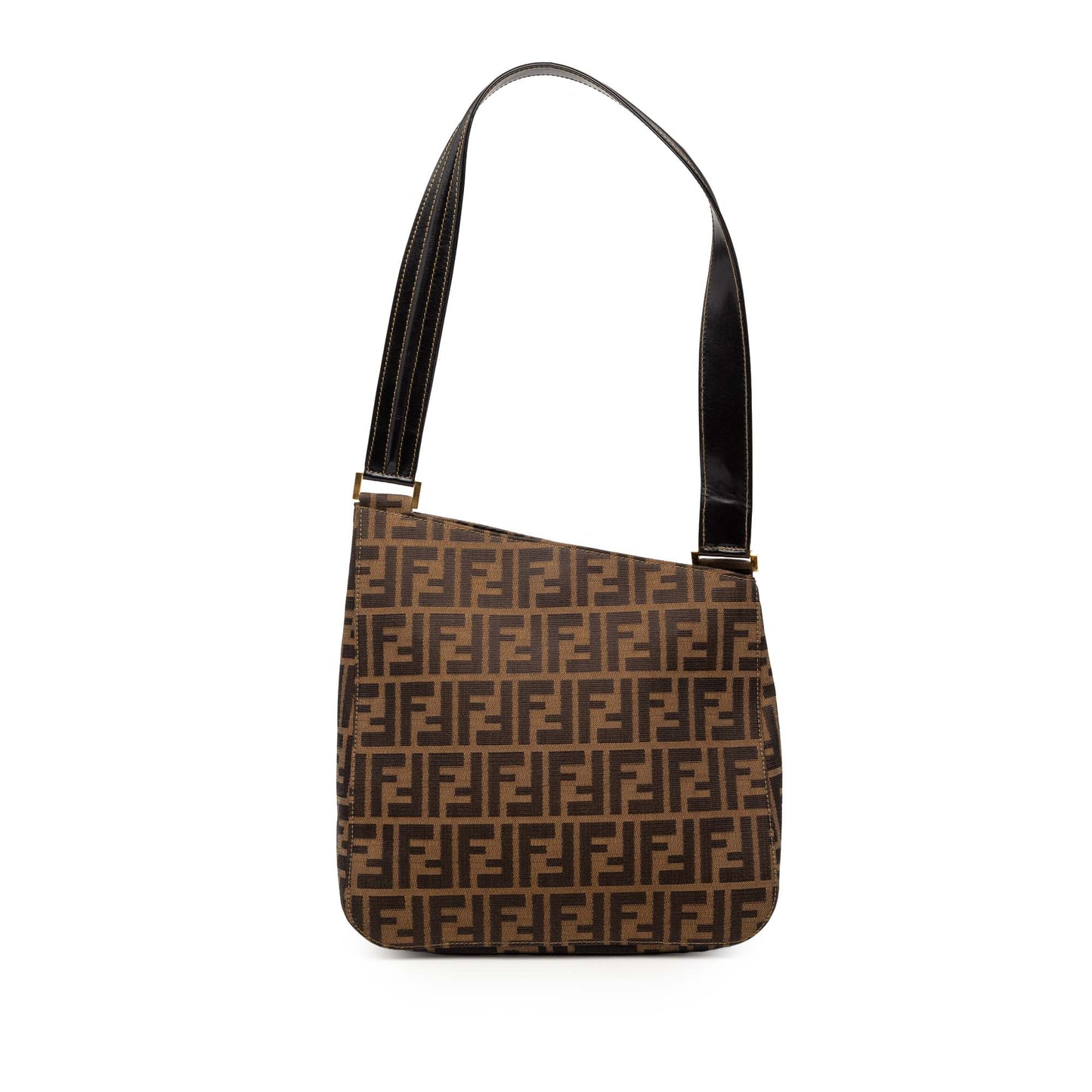 Fendi Zucca Canvas Shoulder Bag