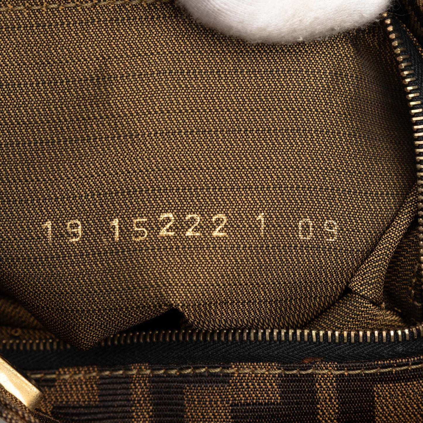 Fendi Zucca Canvas Shoulder Bag