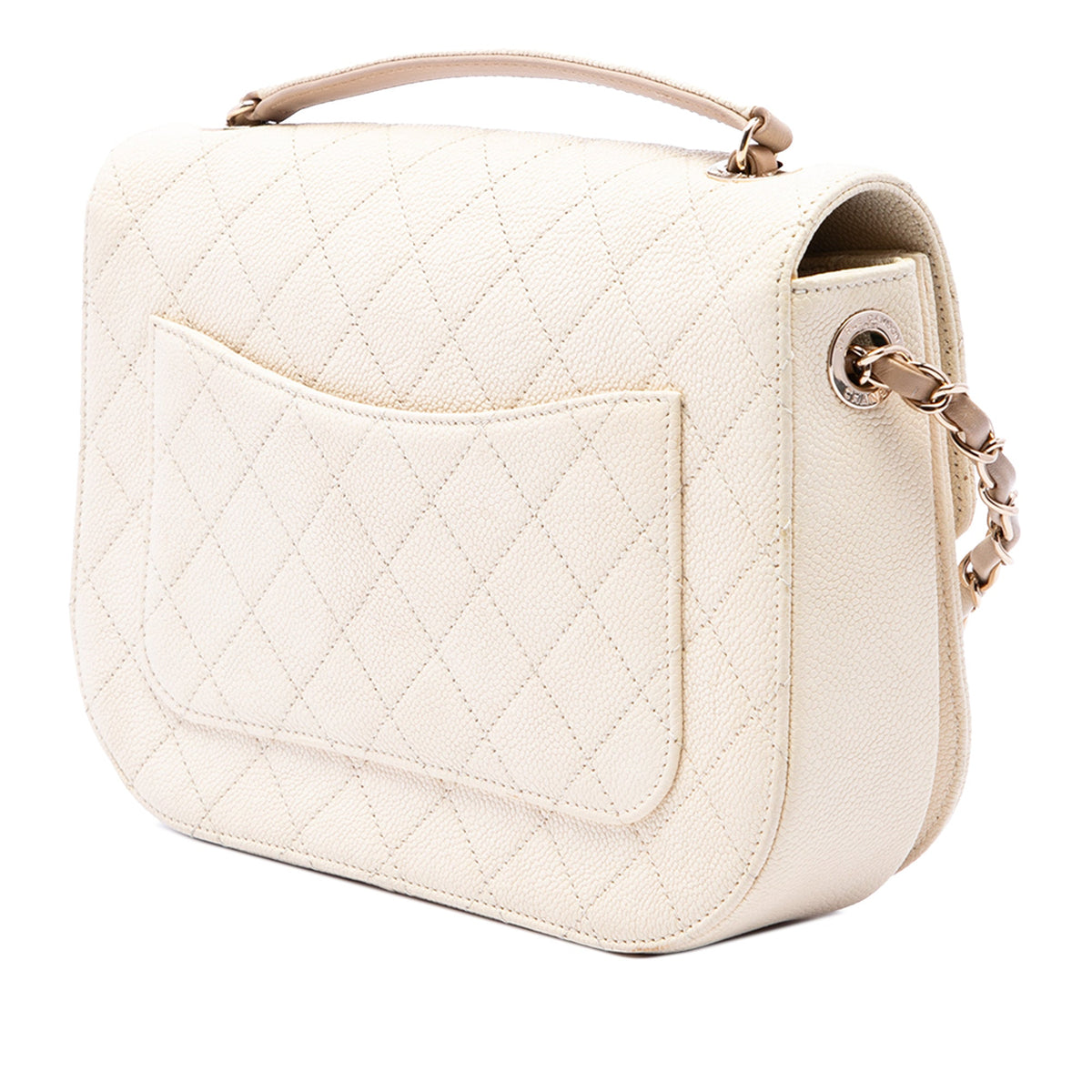 Chanel Medium Caviar Paris Cuba Thread Around Flap — Brown