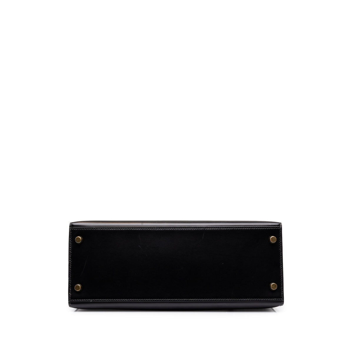 Hermès Box Calf Kelly Sellier 28 — Black