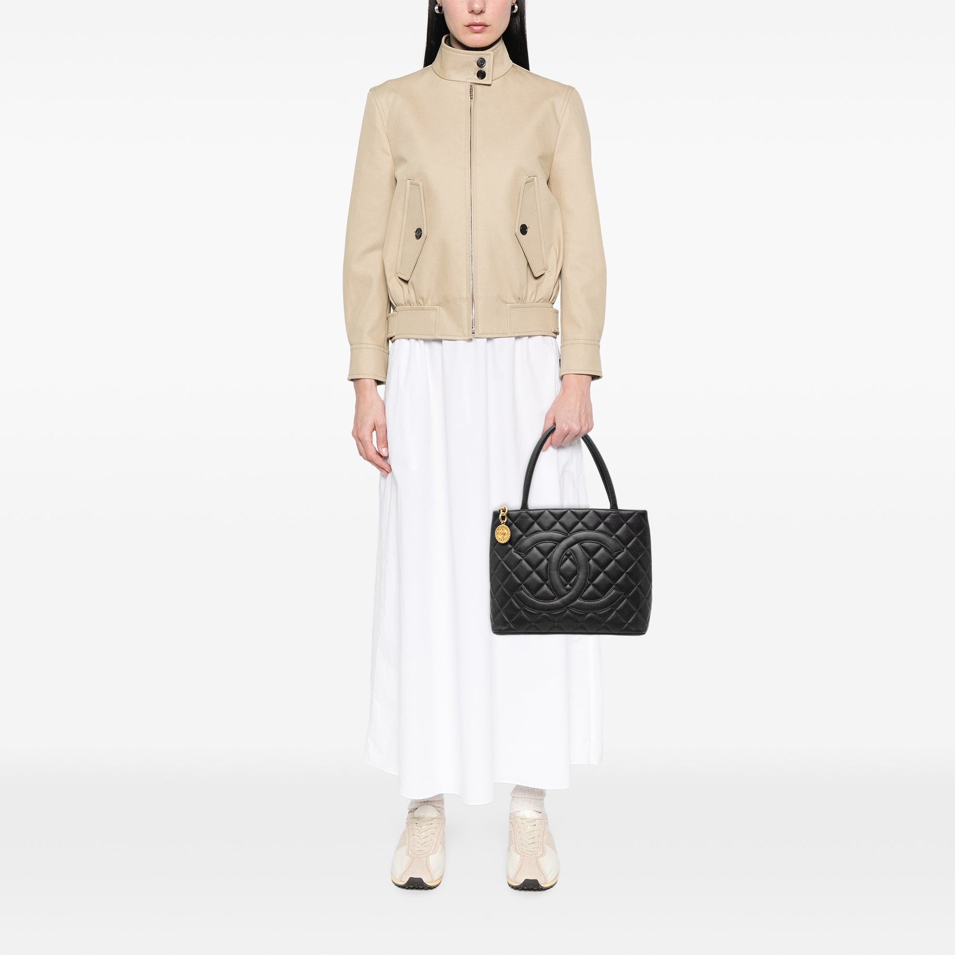 Chanel Caviar Medallion Tote