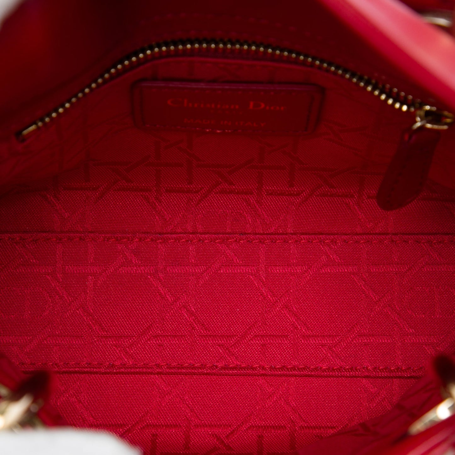 Dior Mini Lambskin Cannage Lady Dior