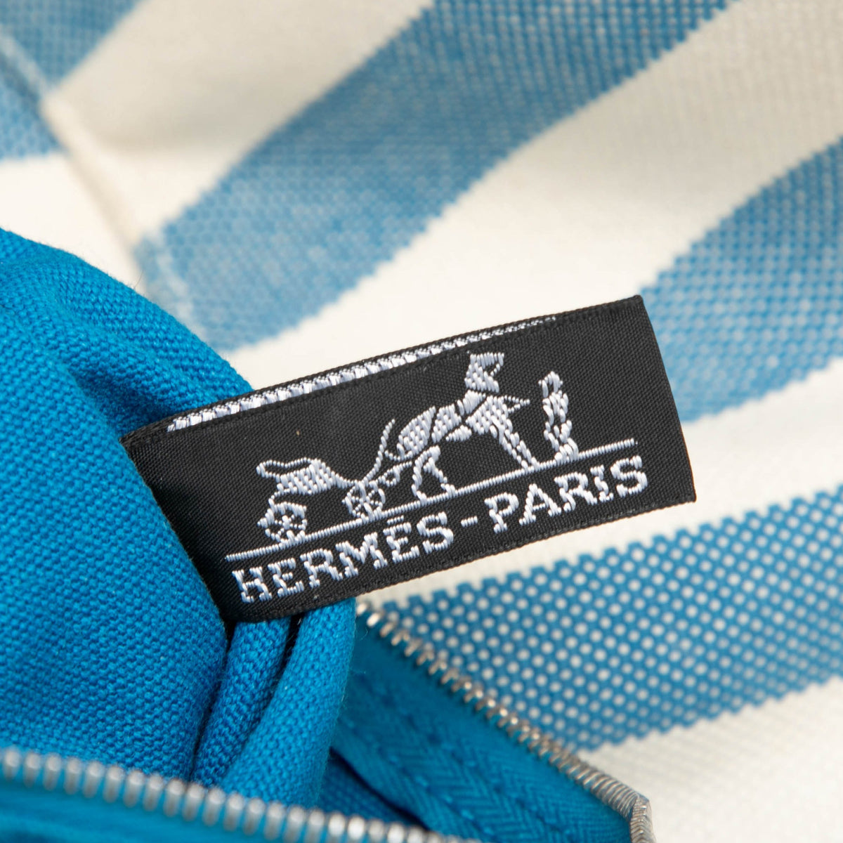 Hermès Toile Cannes PM — Blue