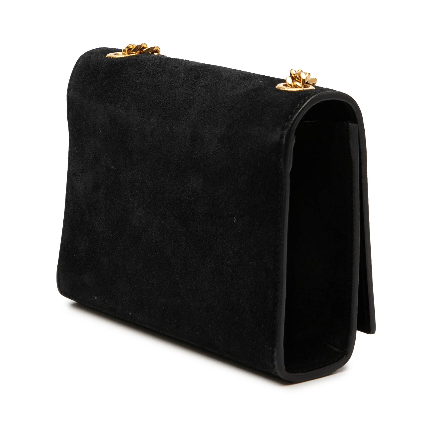 Saint Laurent Small Suede Monogram Kate Tassel Crossbody