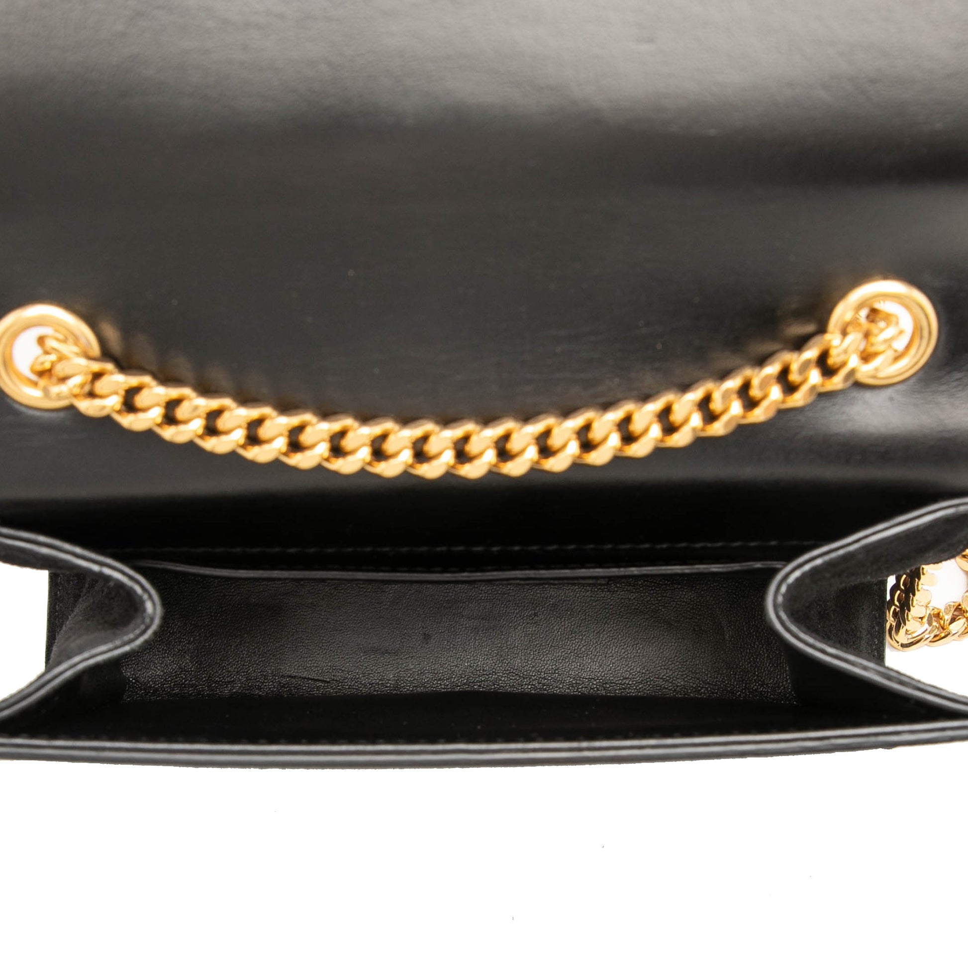 Saint Laurent Small Suede Monogram Kate Tassel Crossbody