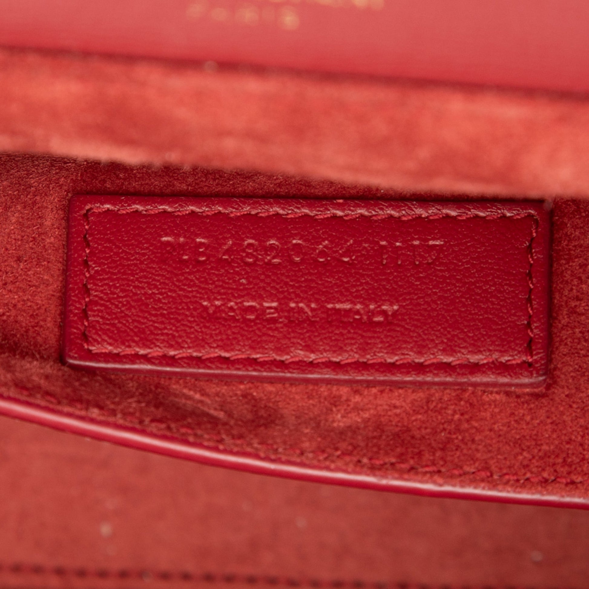 Saint Laurent Medium Calfskin and Suede Bellechasse Bag