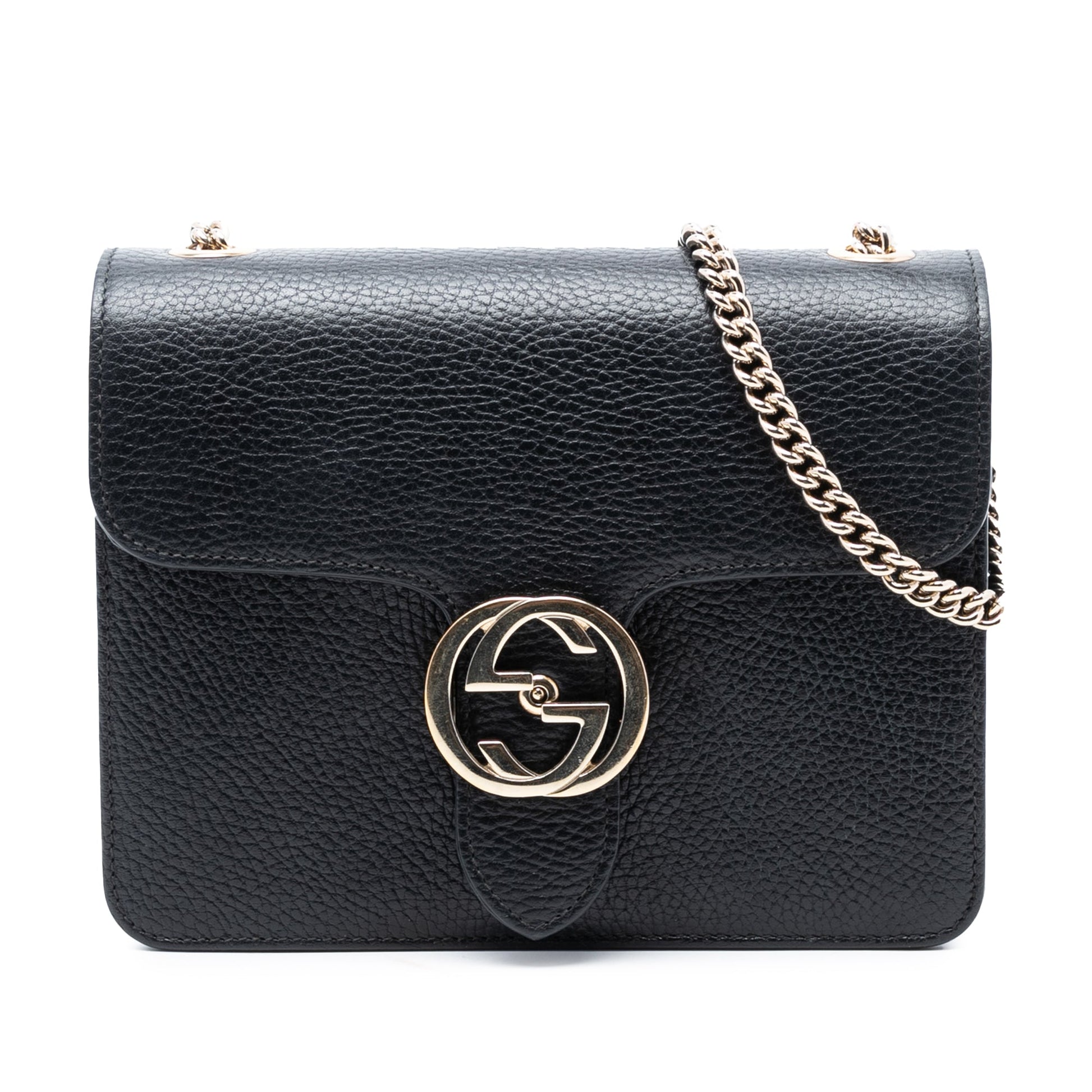 Gucci Small Dollar Calfskin Interlocking G Crossbody