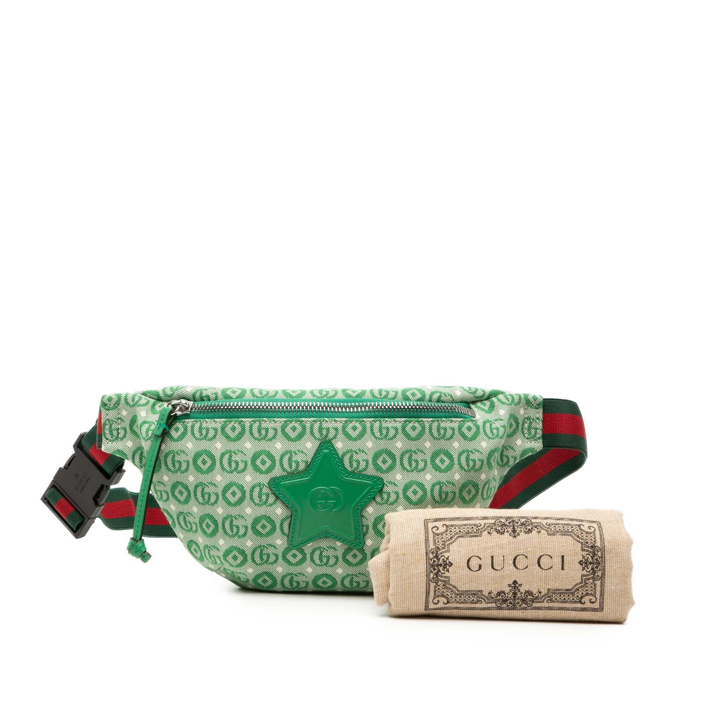 Gucci Kids GG Canvas Star Web Belt Bag