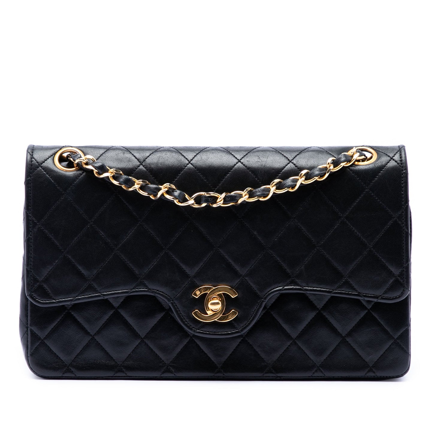 Chanel Medium CC Quilted Lambskin Double Flap