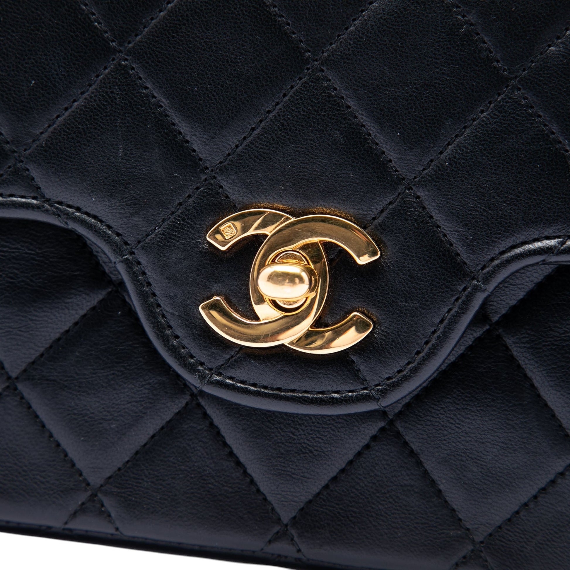 Chanel Medium CC Quilted Lambskin Double Flap