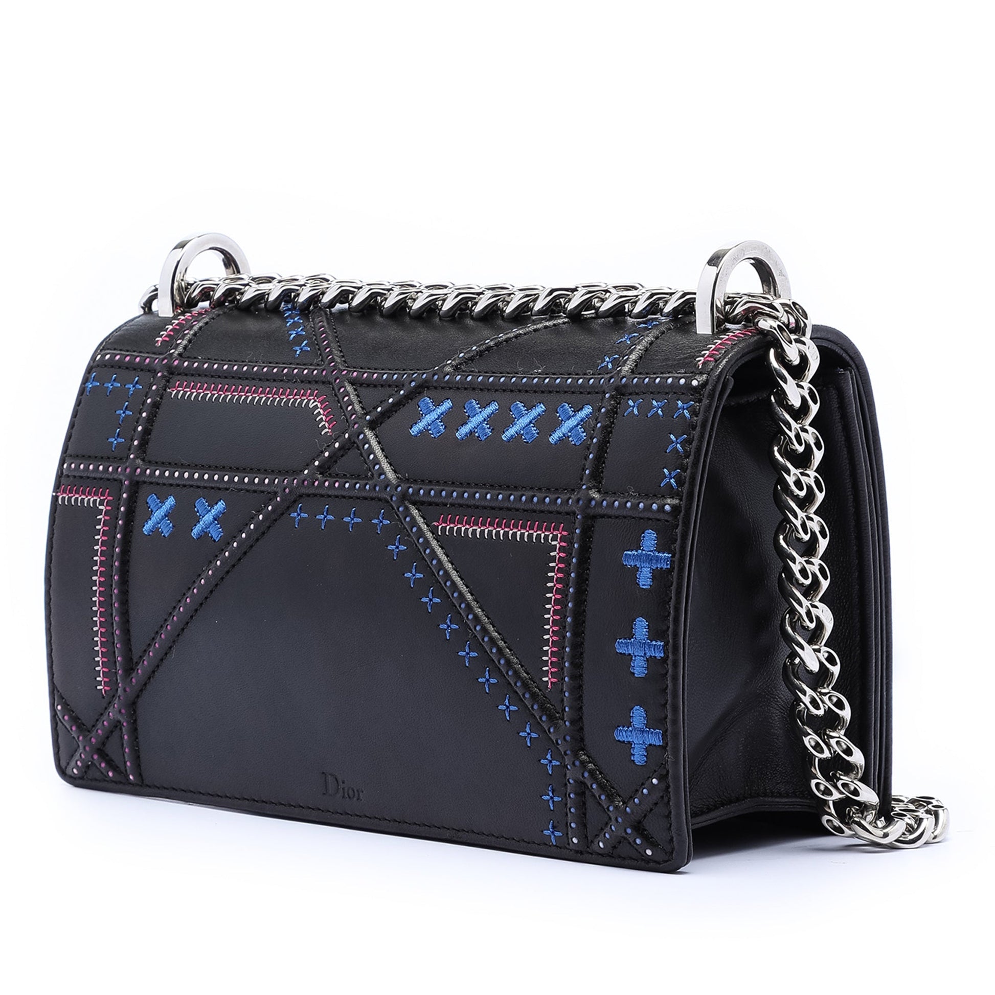 Dior Medium Calfskin Stitch Diorama Flap
