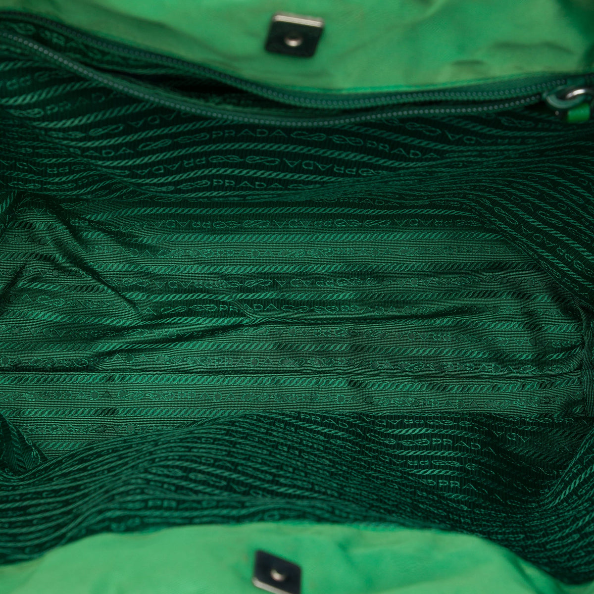 Prada Beijing Olympics Tessuto Teddy Bear Tote — Green