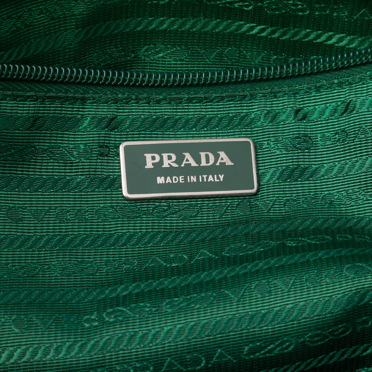 Prada Beijing Olympics Tessuto Teddy Bear Tote — Green