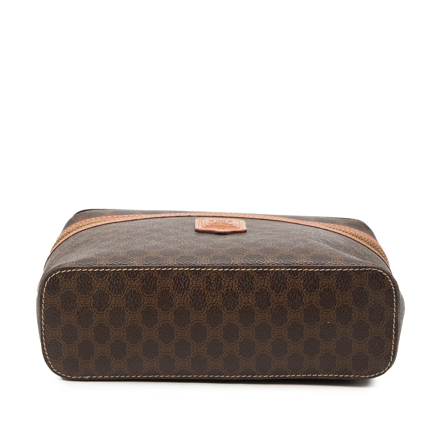 Celine Macadam Coated Canvas Vanity Bag