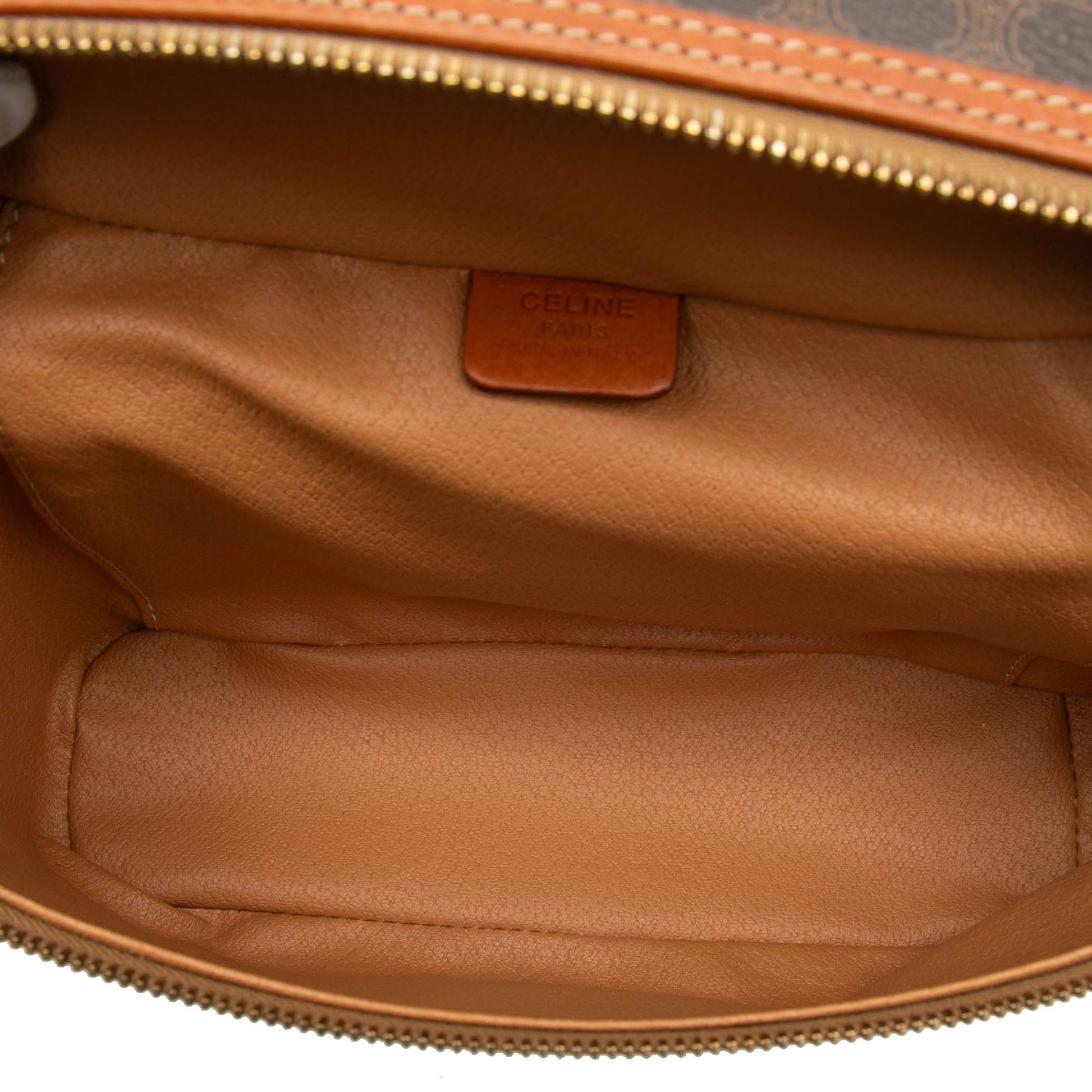 Celine Macadam Coated Canvas Vanity Bag