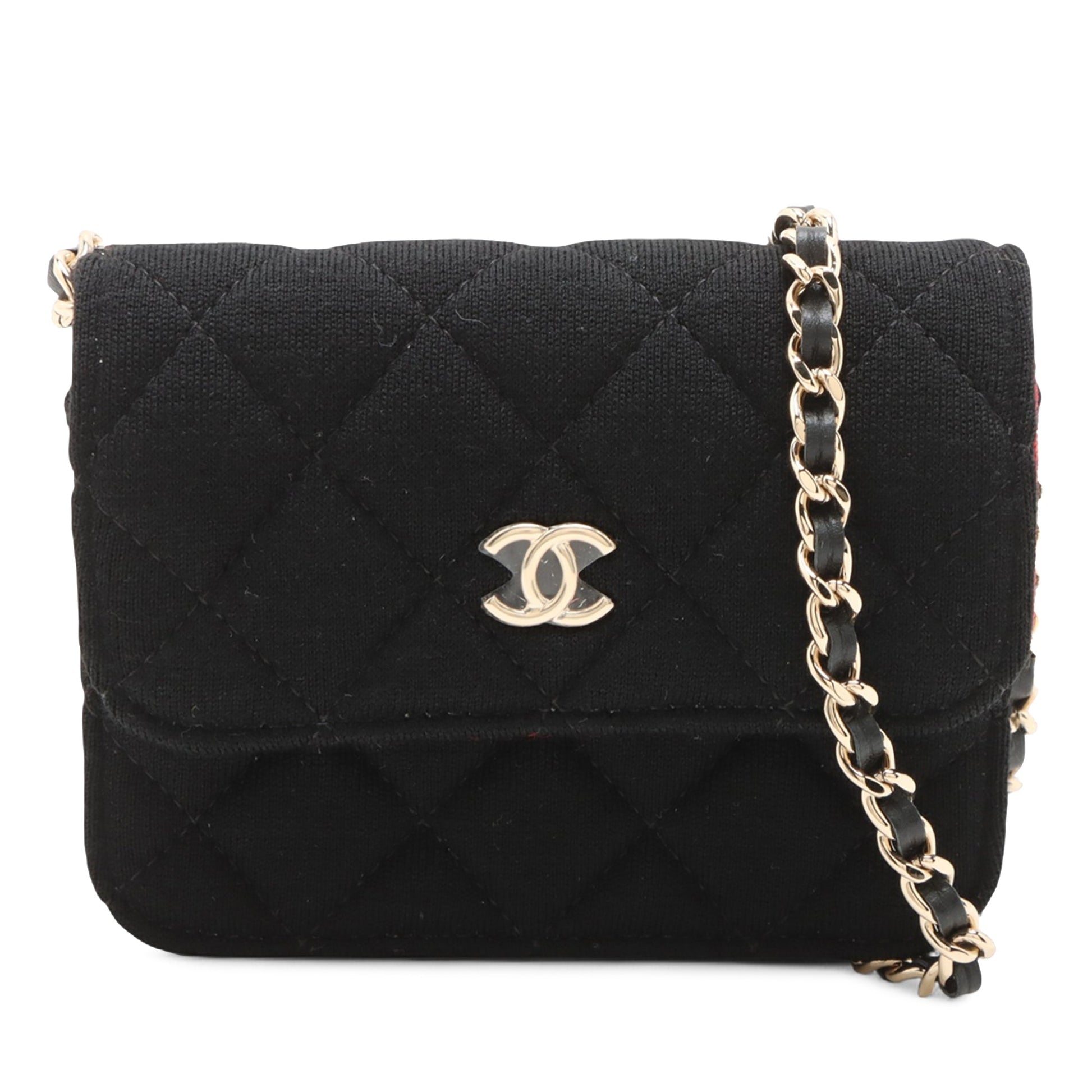 Chanel Mini CC Quilted Jersey VIP Flap