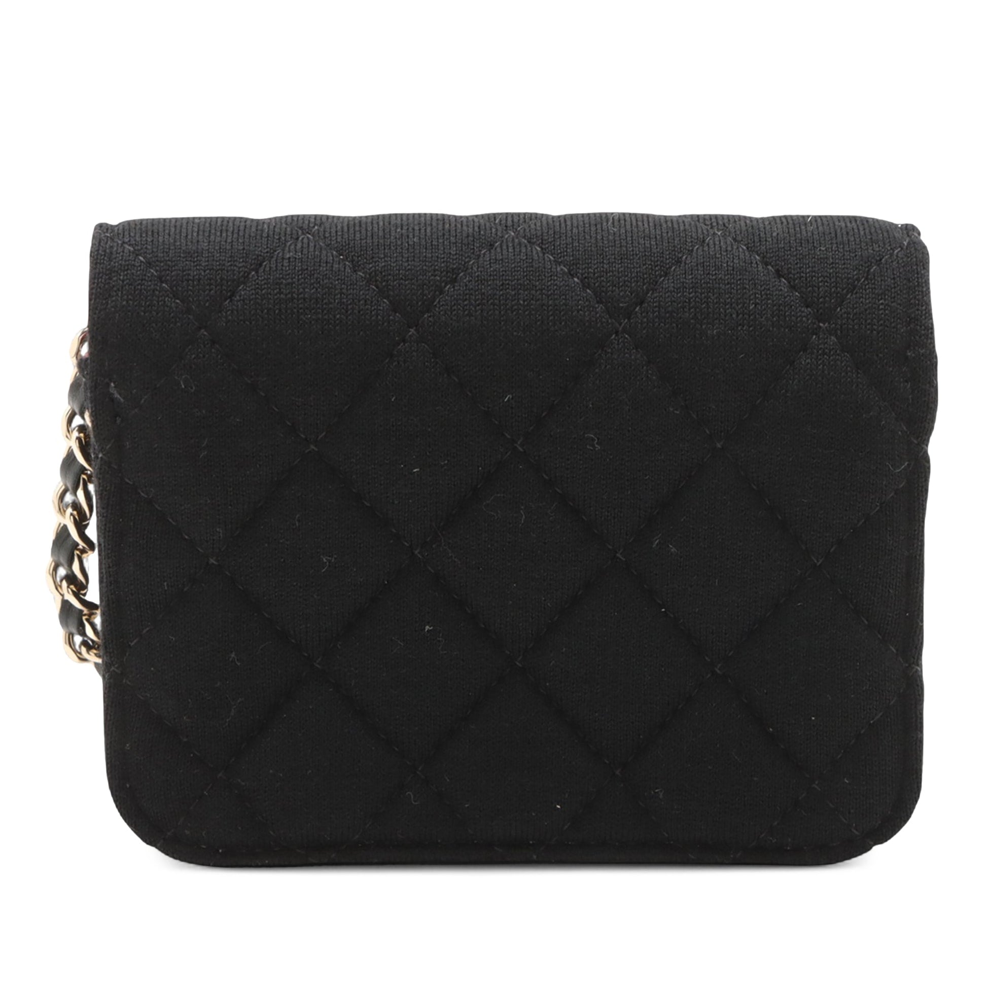 Chanel Mini CC Quilted Jersey VIP Flap