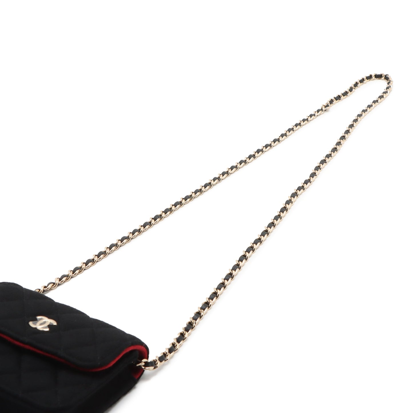 Chanel Mini CC Quilted Jersey VIP Flap