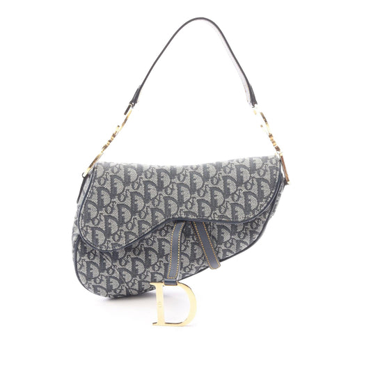 Dior Diorissimo Canvas Saddle Bag