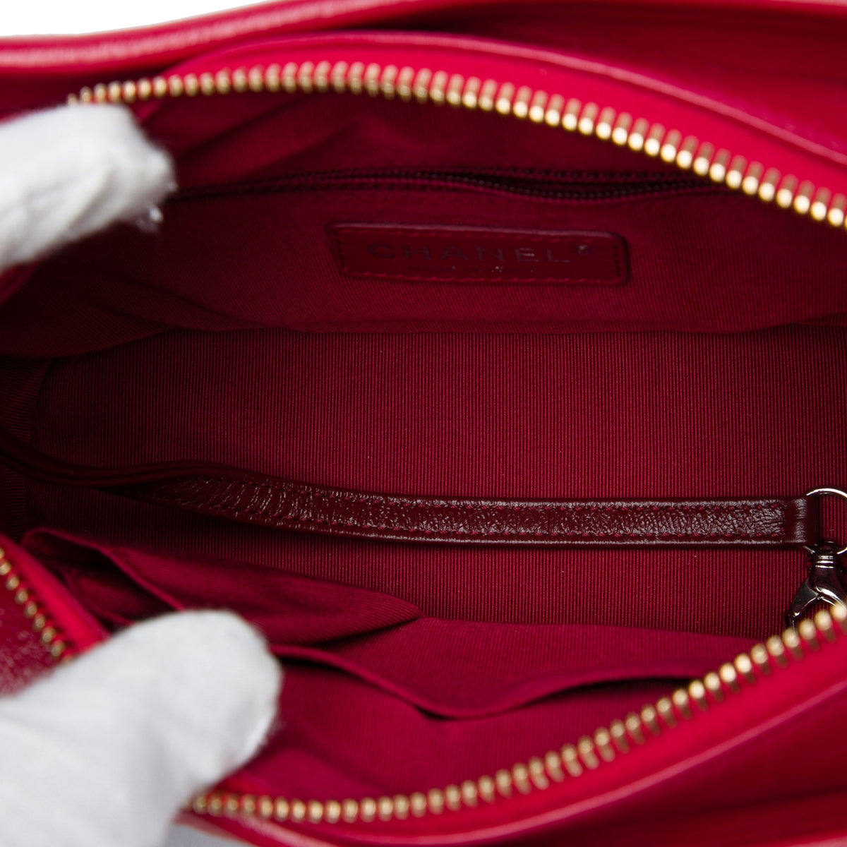 Chanel Small Quilted Suede Gabrielle Hobo