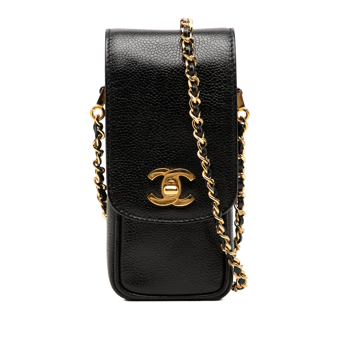 Chanel CC Caviar Phone Crossbody